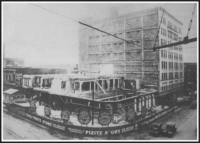 Construction of the Pizitz Building in 1925