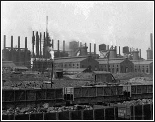 View of Blast Furnaces